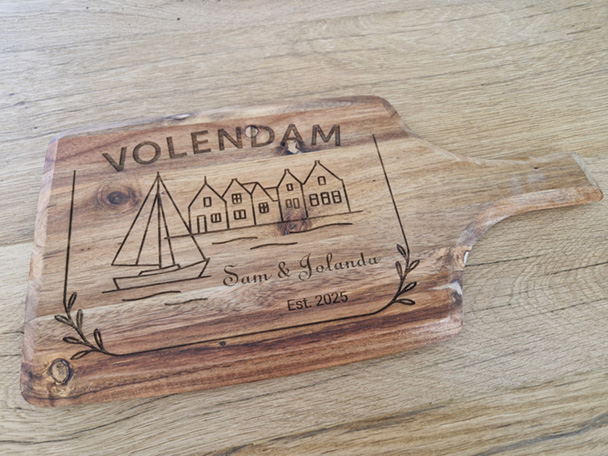Snijplank (gegraveerd)